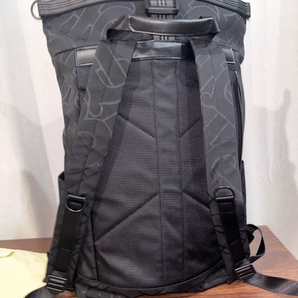 Burberry London black / grey backpack full size